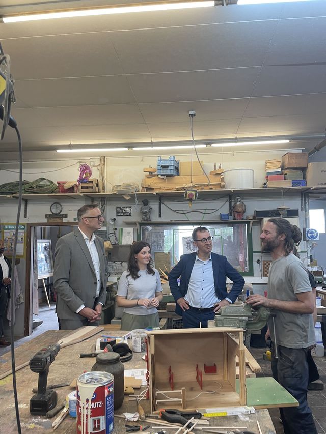 Cem Özdemir zu Besuch in Nürtingen