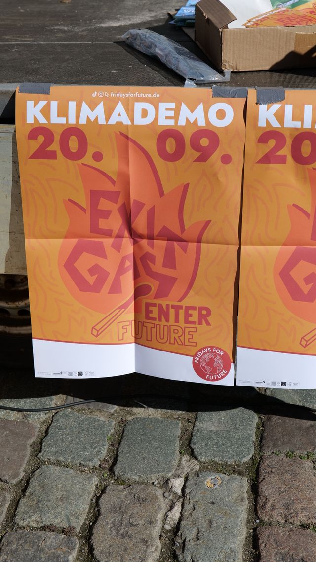 Klimademo in Nürtingen