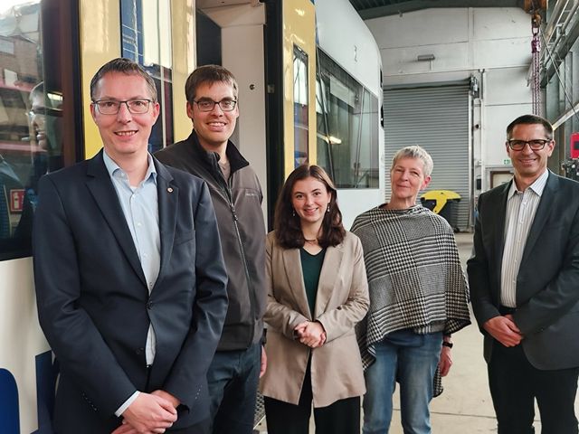 Zukunft der Tälesbahn: Austausch mit WEG und Ruoff vor Ort