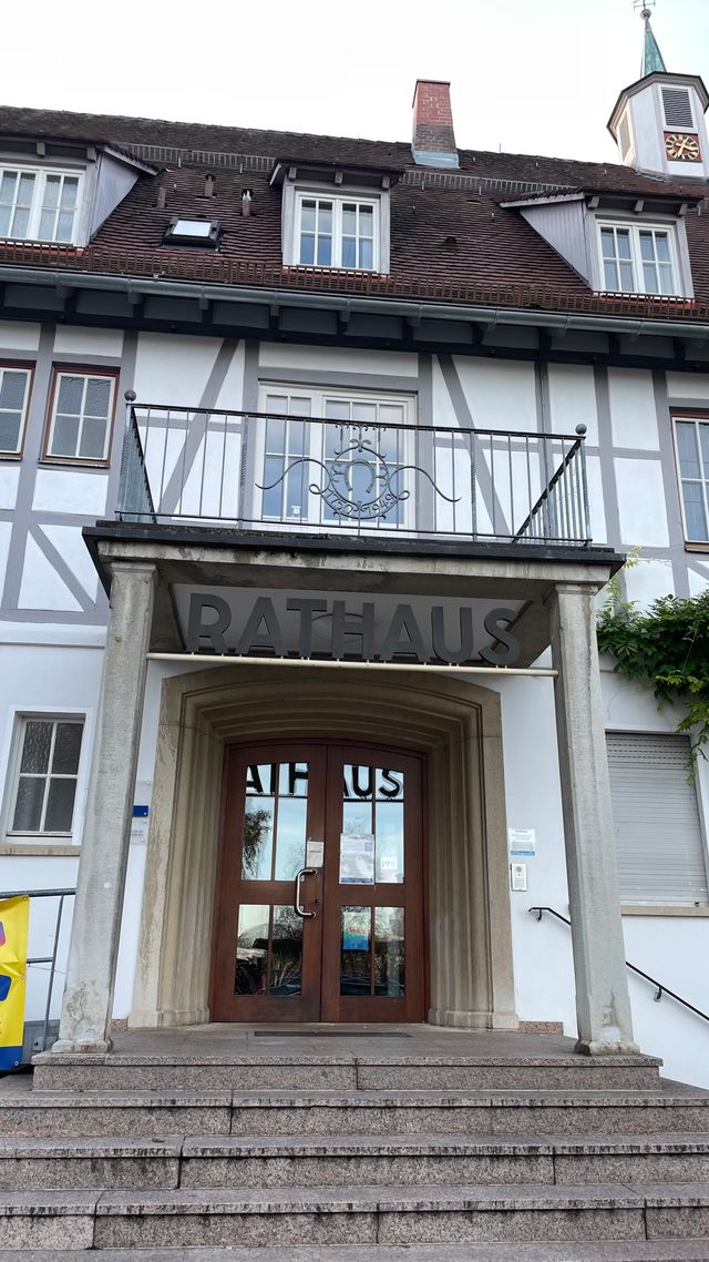 Zu Besuch bei Oberbürgermeister Otto Ruppaner in Leinfelden-Echterdingen