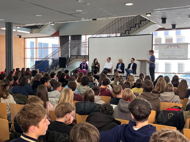 Podiumsdiskussion am MPG