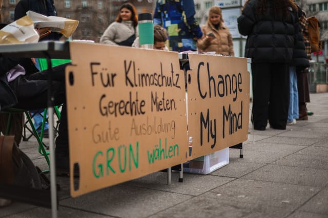 Gemeinsam mit Ricarda Lang und Grüne Jugend BW in Stuttgart