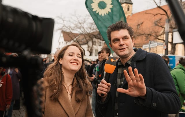 Ricarda Lang & die heute-show in Nürtingen
