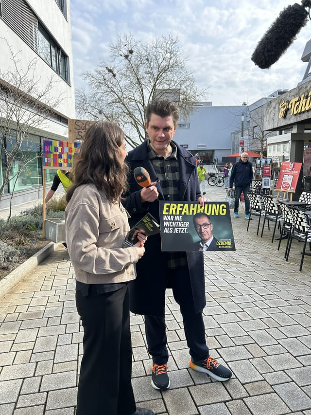 Ricarda Lang & die heute-show in Nürtingen