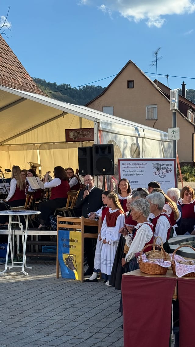 Brunnenfest in Beuren